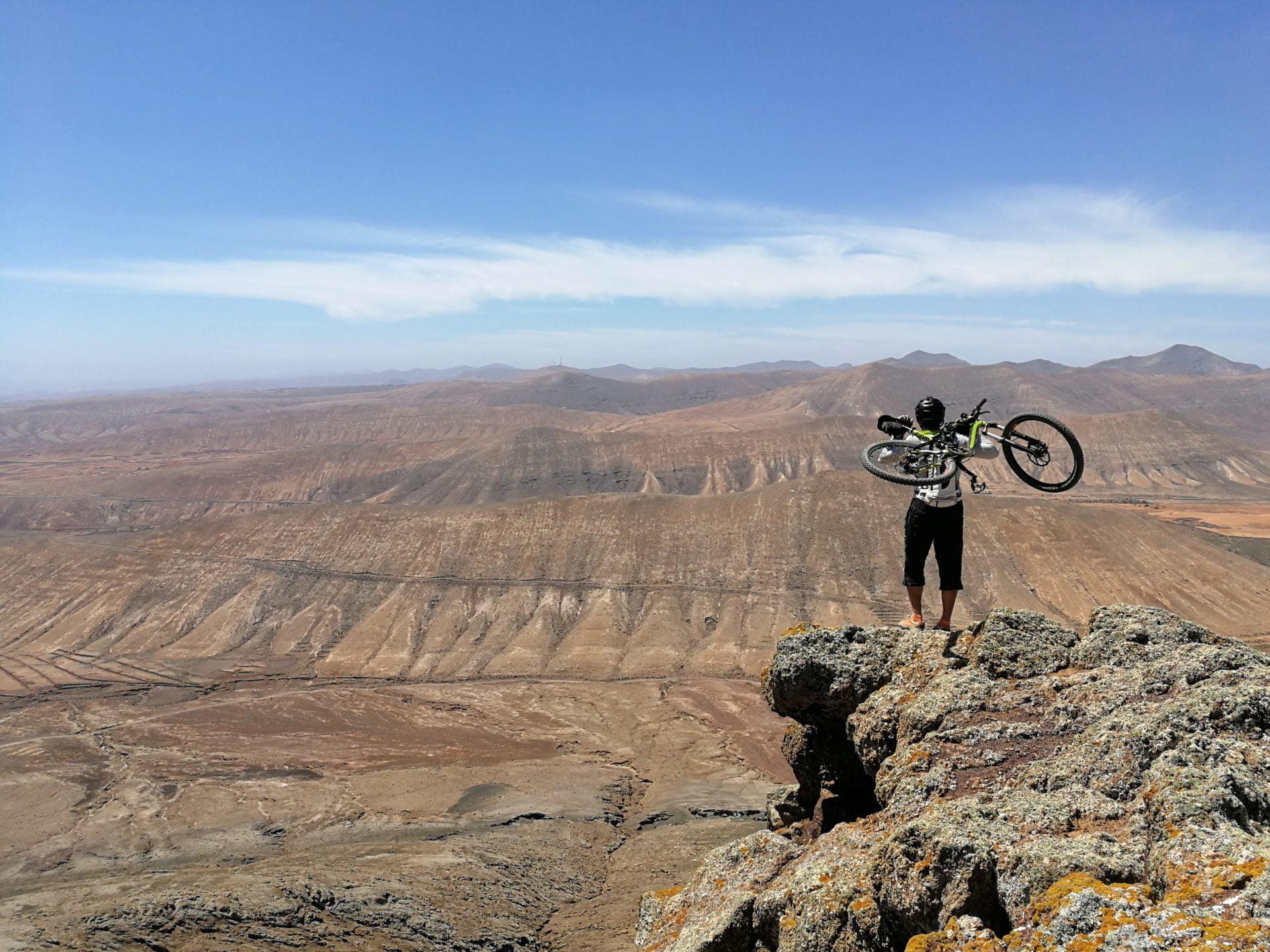 Fuerteventura bicicleta excursión e-bike impresionante