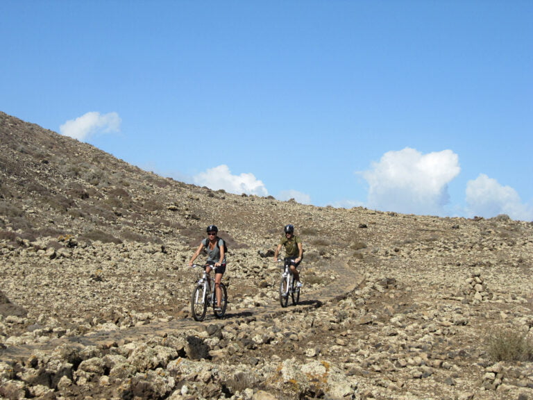 Mtb route volcano trail