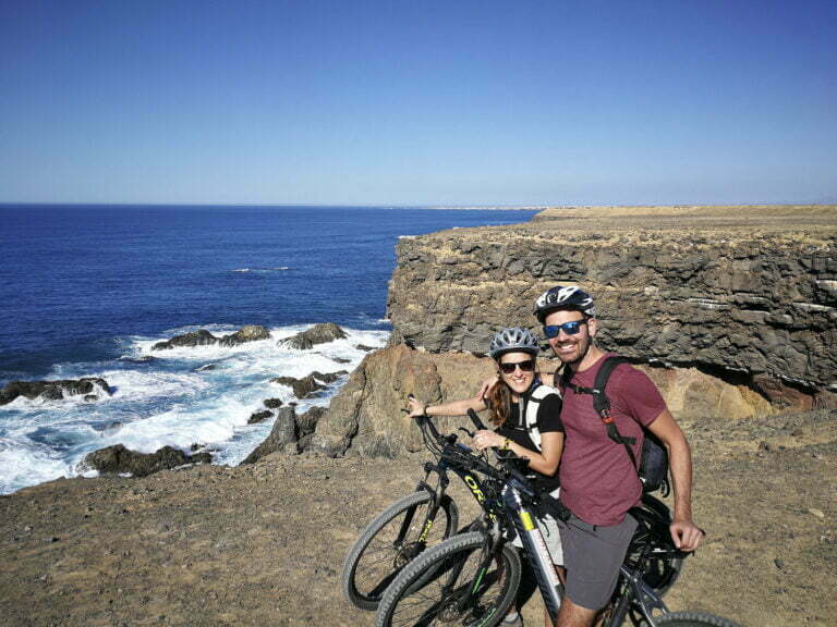 le scogliere di fuerteventura in mountainbike